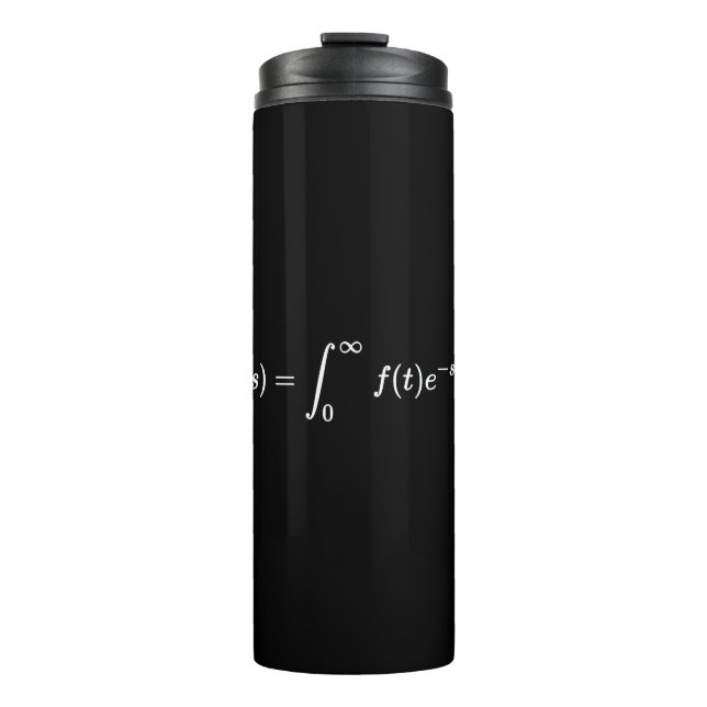 Laplace-Transformation-Gleichung, mathematische Gr Thermosbecher (Vorderseite)