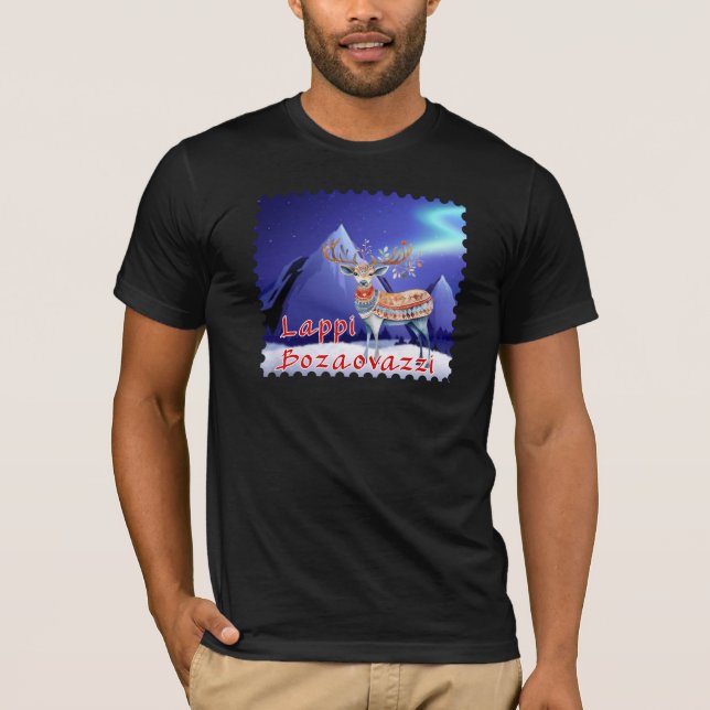 Lapland Sami Reindeer Herders 🦌 Lappi Bozaovazzi T-Shirt (Vorderseite)