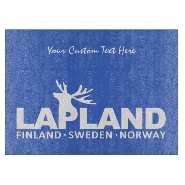 LAPLAND-Schneidbrett Schneidebrett (Vorderseite)