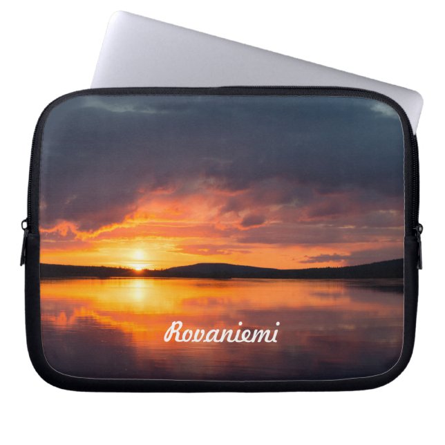 Lapland Sunset Laptopschutzhülle (Vorderseite)