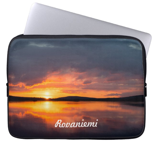 Lapland Sunset Laptopschutzhülle (Vorderseite)