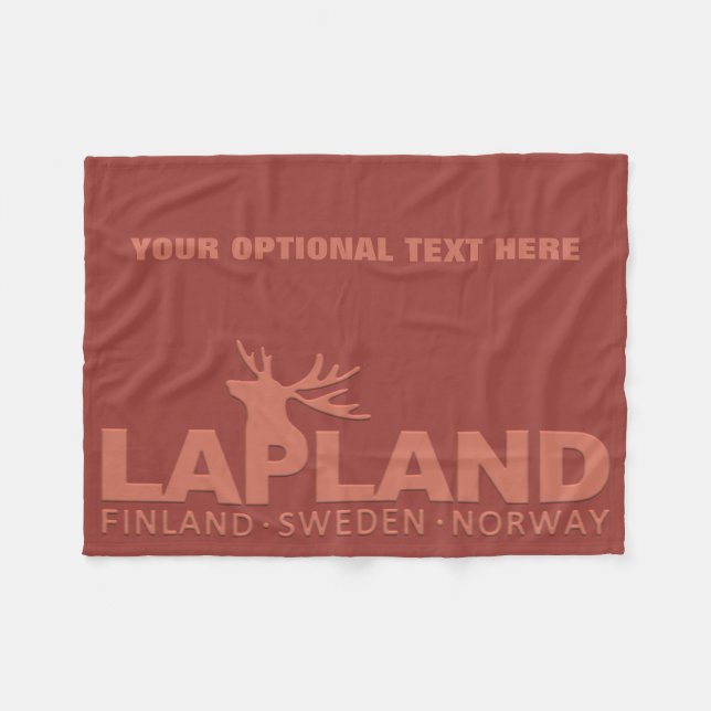LAPLAND-Vliesdecke Fleecedecke (Vorderseite (Horizontal))