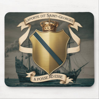 Laporte dit Saint Georges Wappen 1 Mousepad