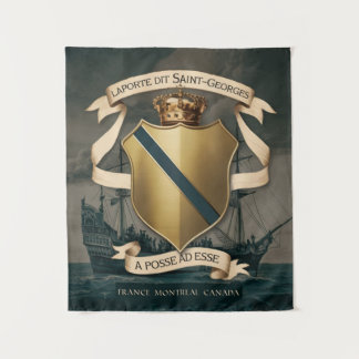 Laporte dit Saint Georges Wappen 1 Wandteppich