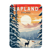 Lappland Finnland - Kunst Vintag