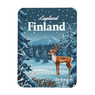 Lappland Finnland Vintage Magnet