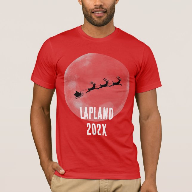 Lappland T - Shirt, Weihnachtsfeiertag T-Shirt (Vorderseite)