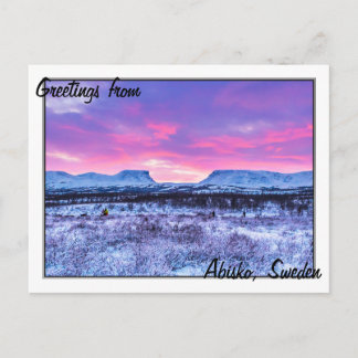 Lapporten das Tor nach Lappland Postkarte