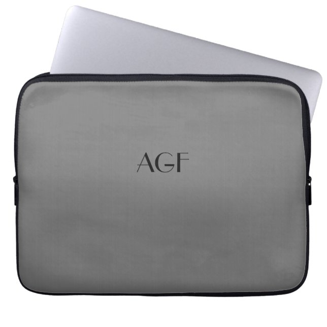 Laptop-Ärmel 252 Monogramm für 13"-Laptop, Laptopschutzhülle (Vorderseite)