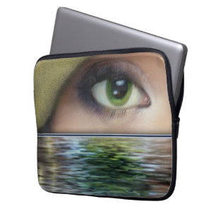 Laptop-Ärmel für den Kosmetiker. Laptopschutzhülle