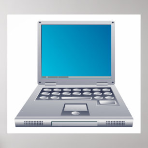 Laptop-Computer Poster