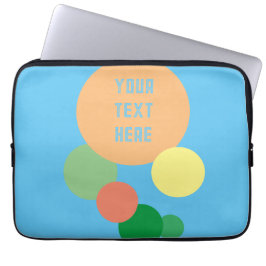 Laptop-Gehäuse pastellfarbene Regenbogen-Kreis Nam Laptopschutzhülle