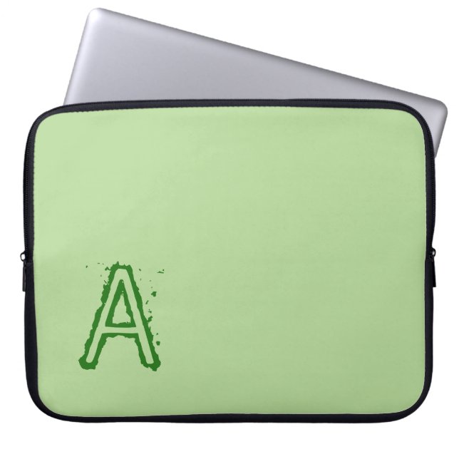 Laptop-Hülle Grün Laptopschutzhülle (Vorderseite)