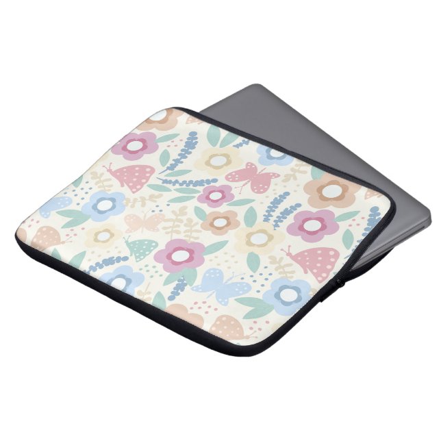 Laptop-Hülle mit Gärten Laptopschutzhülle (Vorne Oben)