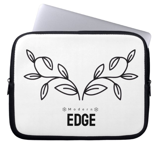 Laptop-Hülle – Modern Edge Laptopschutzhülle (Vorderseite)