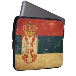 Laptop-Hülle Serbien-Flagge Laptopschutzhülle