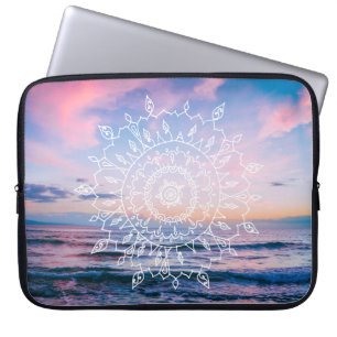 Laptop-Hülse Ozean Boho Mandala- Laptopschutzhülle