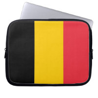 Laptop-Sieb der belgischen Flagge
