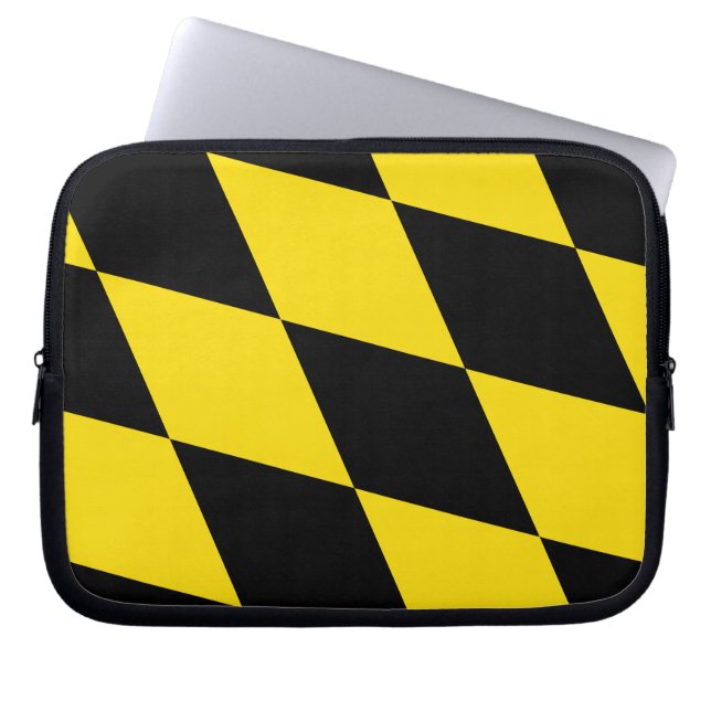Laptop-Sieb der Münchener Flagge Laptopschutzhülle (Vorderseite)