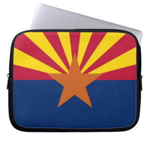 Laptop-Sieb der Staatsflagge von Arizona Laptopschutzhülle