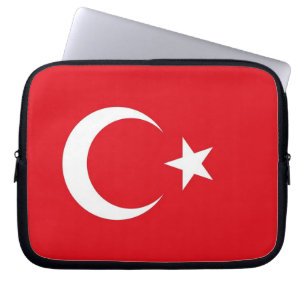 Laptop-Sieb der türkischen Flagge Laptopschutzhülle