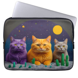 Laptop-Sieb - Niedliche und stilvolle Katze Laptopschutzhülle