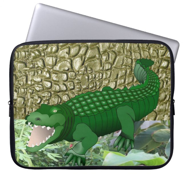 Laptop Sleeve Alligator (Vorderseite)