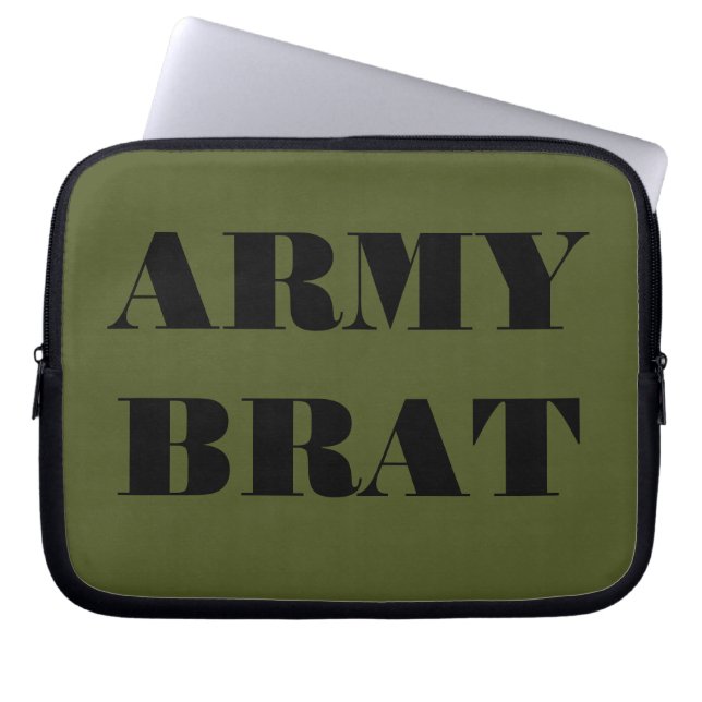 Laptop Sleeve Army Brat (Vorderseite)