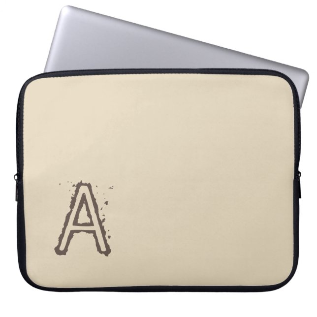 Laptop Sleeve Beige (Vorderseite)