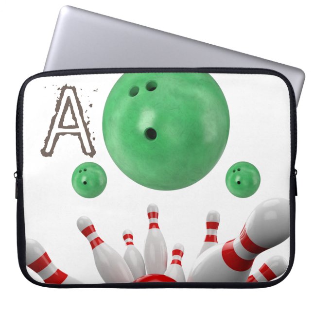 Laptop Sleeve Bowling (Vorderseite)