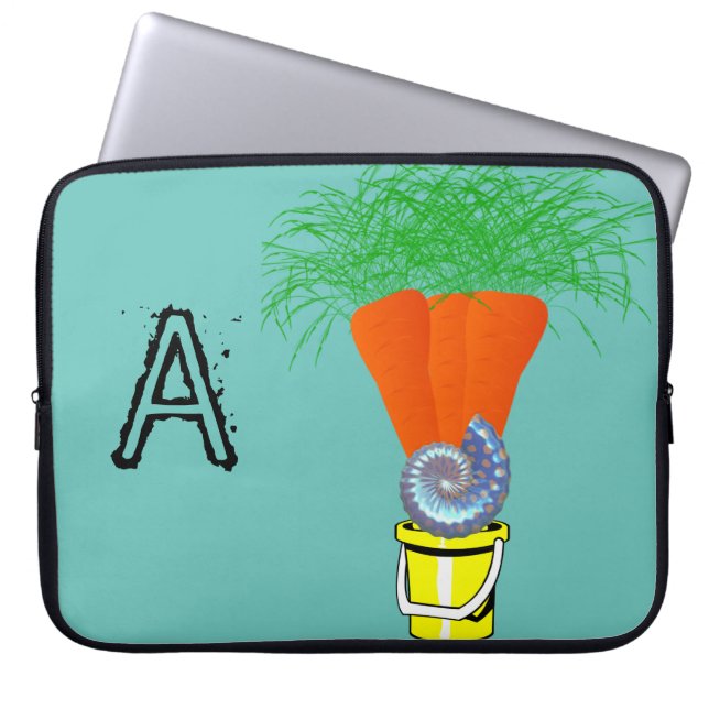 Laptop Sleeve Carrots Beach Muschel (Vorderseite)