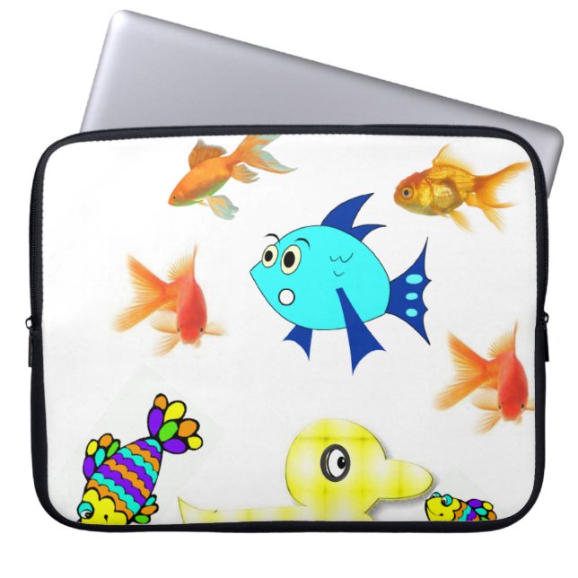 Laptop Sleeve Fisch (Vorderseite)