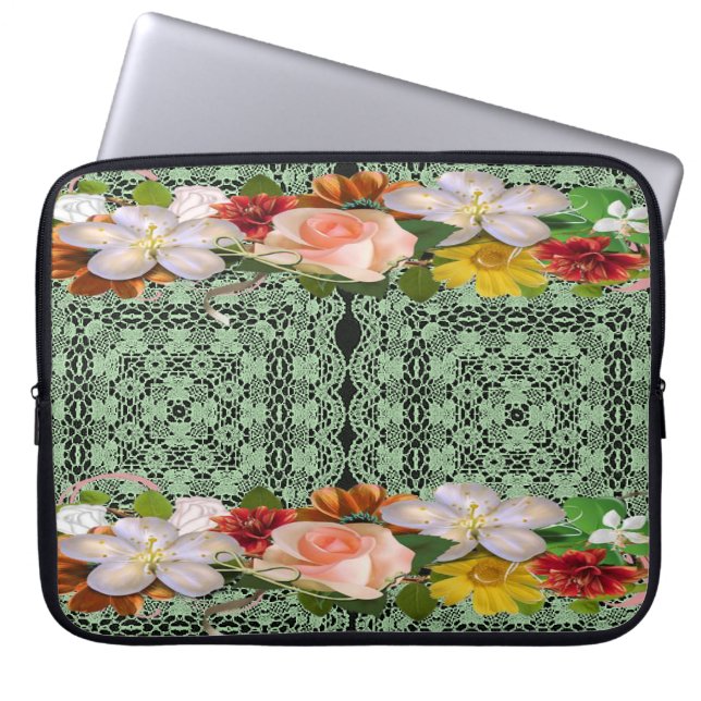 Laptop Sleeve Floral (Vorderseite)