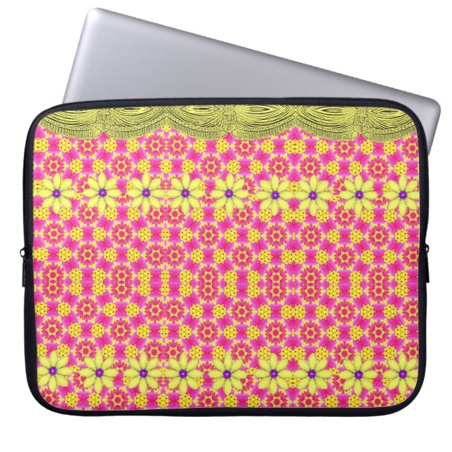 Laptop Sleeve Floral (Vorderseite)
