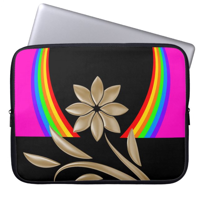 Laptop Sleeve Floral (Vorderseite)