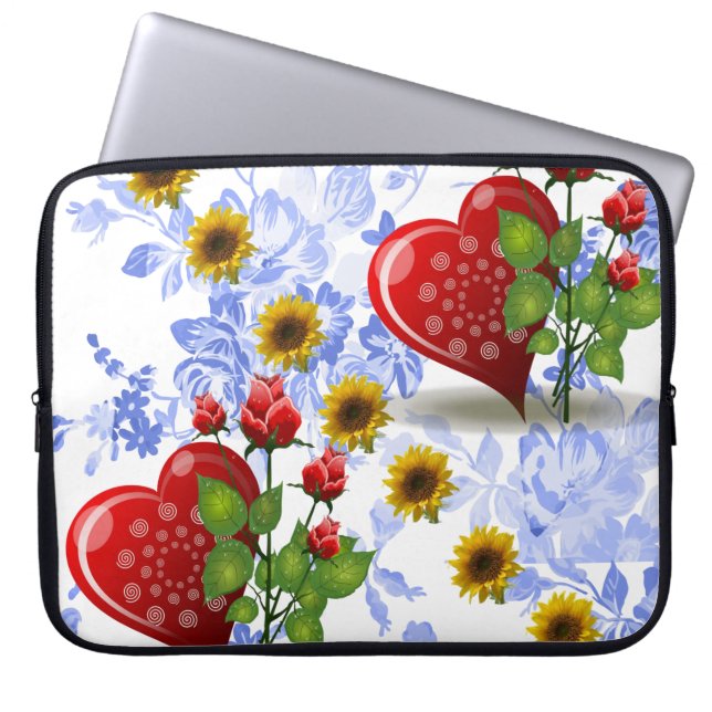 Laptop Sleeve Floral (Vorderseite)