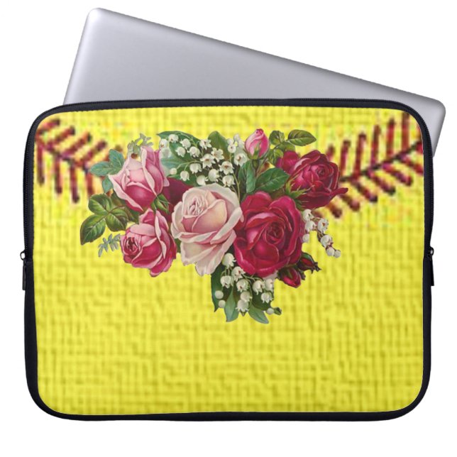 Laptop Sleeve Floral (Vorderseite)