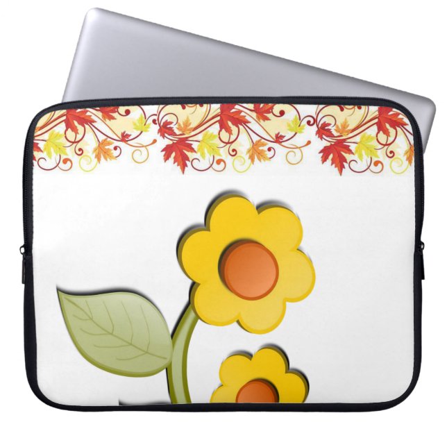 Laptop Sleeve Floral (Vorderseite)