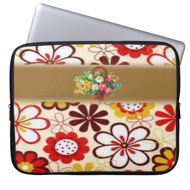 Laptop Sleeve Floral (Vorderseite)