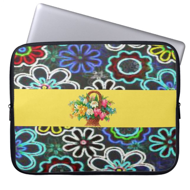 Laptop Sleeve Floral (Vorderseite)