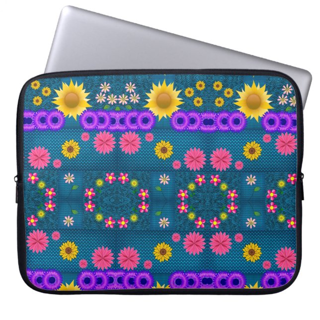Laptop Sleeve Floral (Vorderseite)