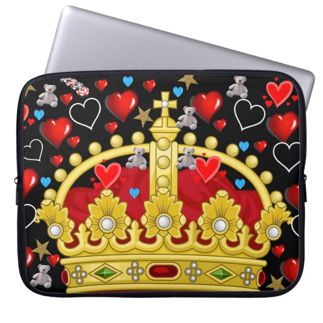 Laptop Sleeve King of Hearts (Vorderseite)