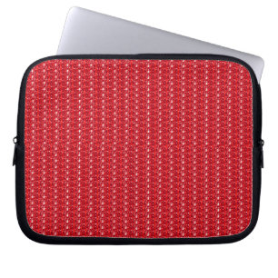 Laptop Sleeve Red Glitzer