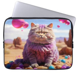 Laptop Sleeve - Stilvolles Cat Design