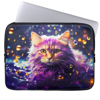 Laptop Sleeve - Stilvolles Cat Design