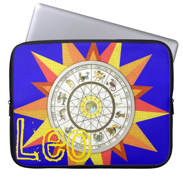 Laptop Sleeve Zodia Astrologie Leo (Vorderseite)