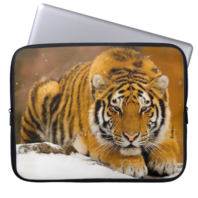 Laptophülse mit Tiger Laptopschutzhülle (Vorderseite)