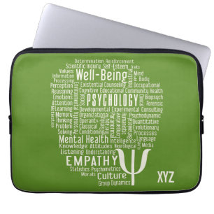 Laptophülsen der PSYCHOLOGIE Wort-Wolke Laptopschutzhülle