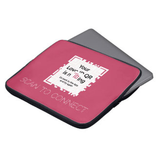 Laptopschutzhülle - RED - QR - GLAM Collection