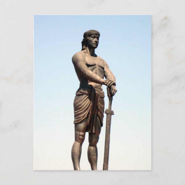 Lapu-Denkmal Postkarte (Vorderseite)